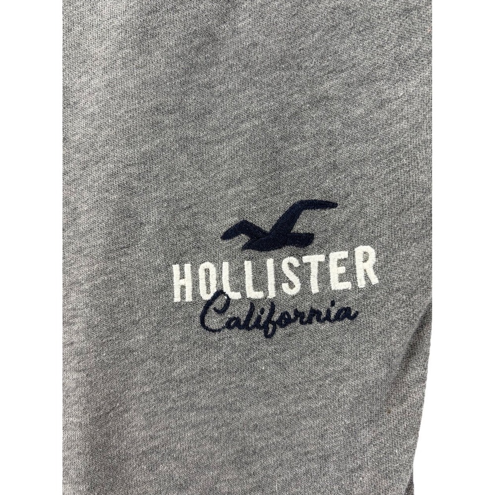 Hollister High Rise Jogger Sweatpants Gray Drawstring Pockets Lounge S Gym - Picture 5 of 12